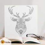 Spalvinimo drobė "Coloring deer" Spalvinimo drobės | Colorbee.lt